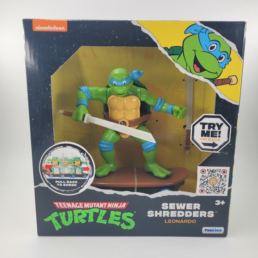 Funrise Teenage Mutant Ninja Turtles Leonardo Sewer Shredders Collectible